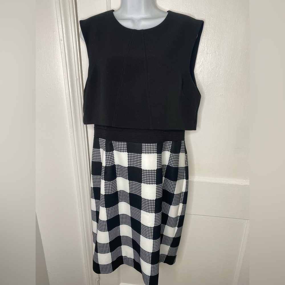 TOCCIN (NY) NWT Black and White Checkered Dress
